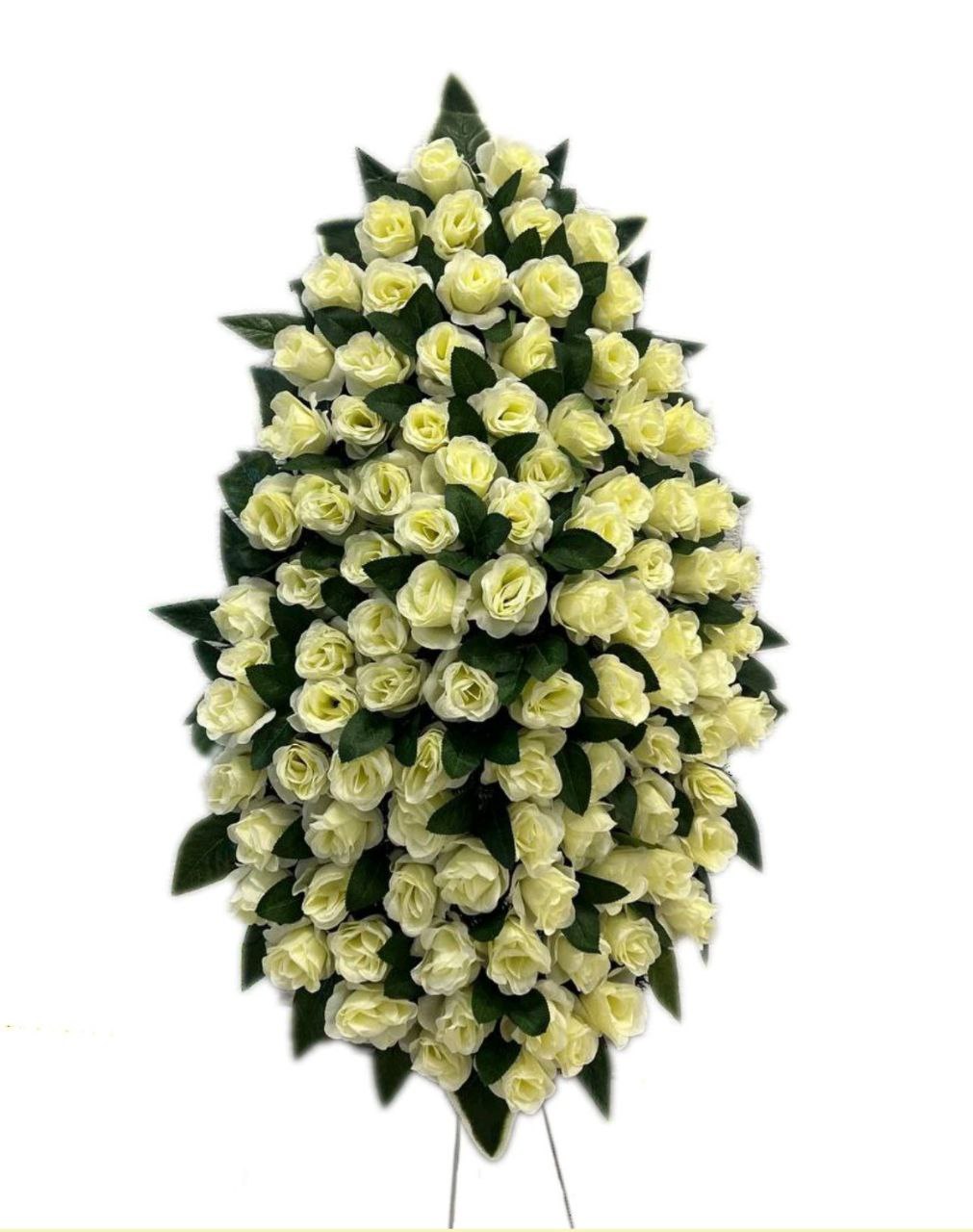 Гроб социальный, бархат, прямоугольный