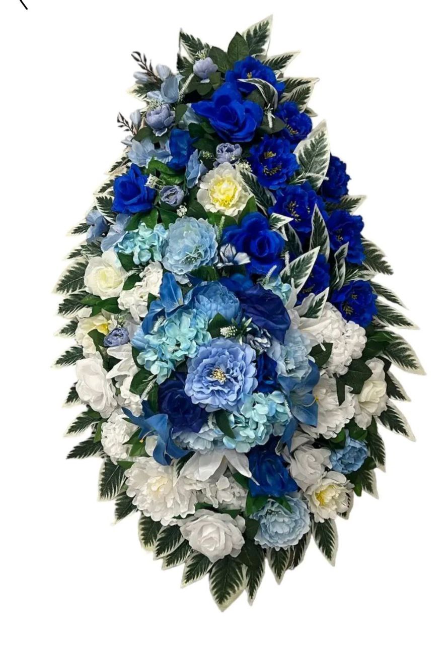 Гроб социальный, бархат, прямоугольный