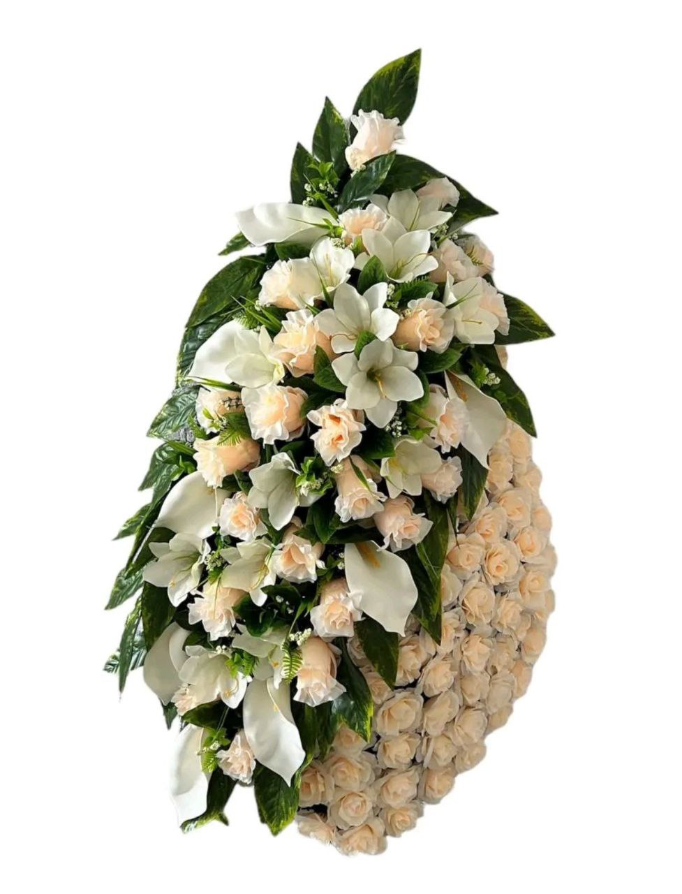 Гроб социальный, бархат, прямоугольный