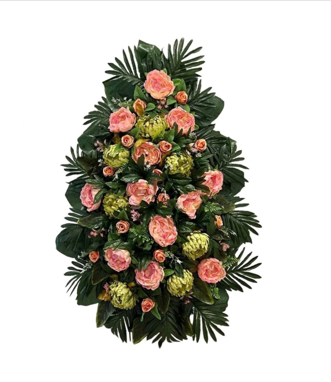 Гроб социальный, бархат, прямоугольный