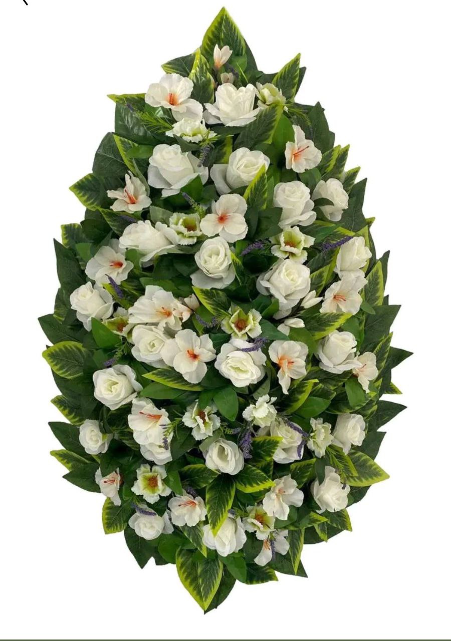 Гроб социальный, бархат, прямоугольный